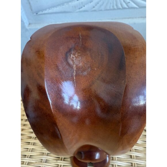 Vintage 60's Milo Wood Hawaii Carved Wood Tiki Sculpture 9" - Picture 6 of 9